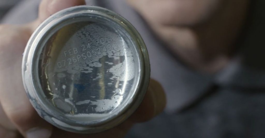 百事可樂噴碼機(jī)打印效果